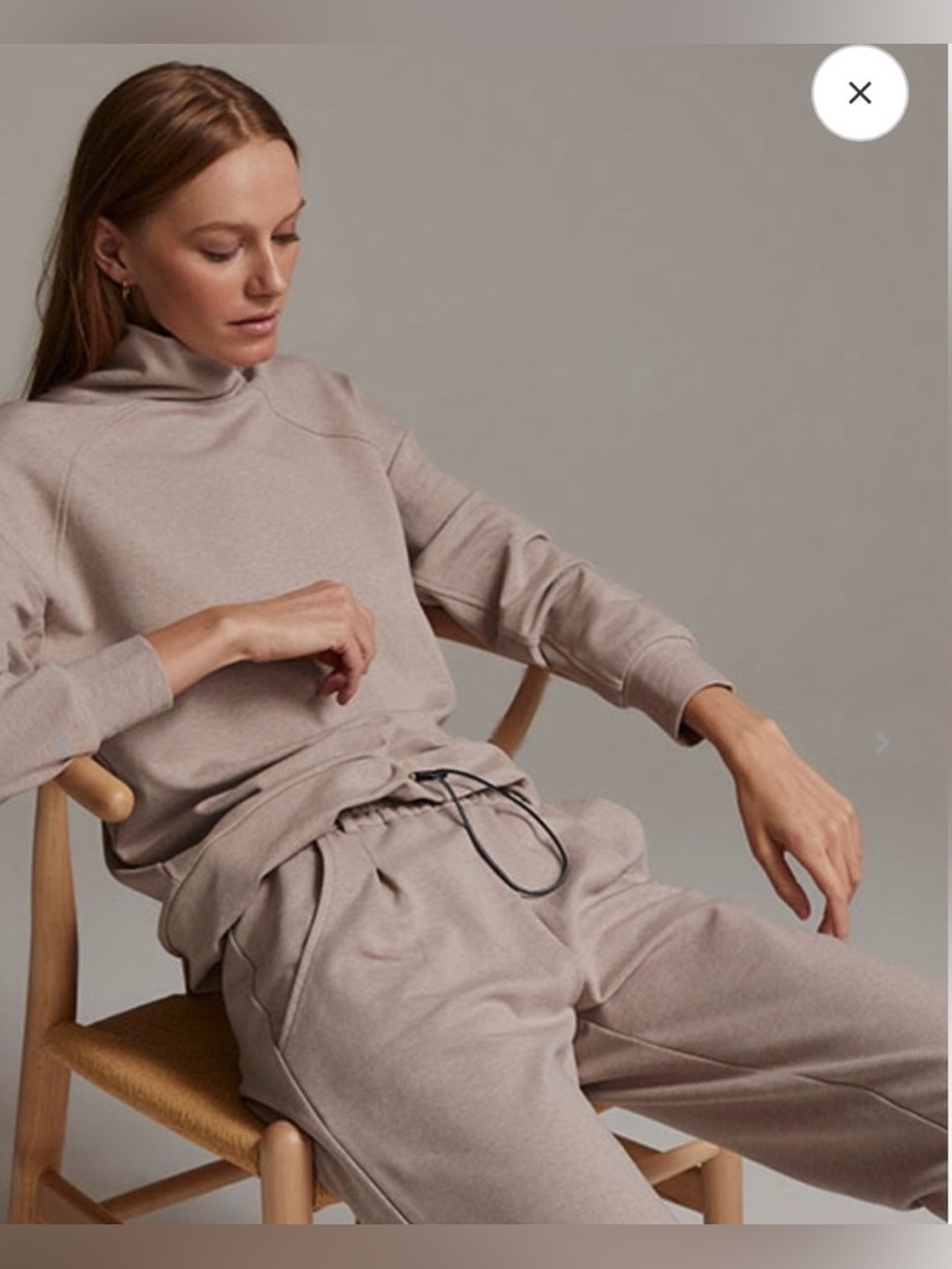 NWT Varley Copra Pleated High-Waist Track Pants